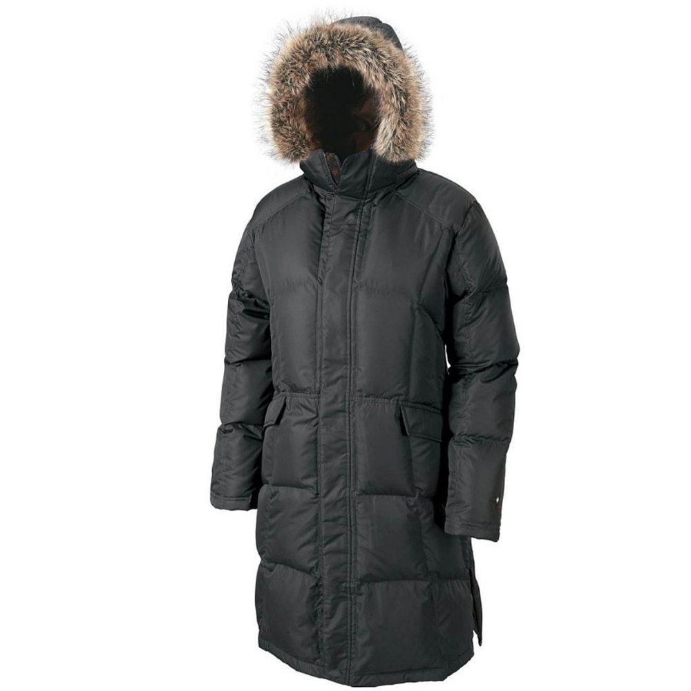 Isis Women's Black Puffer Coat With Removeable Hood Sz 8